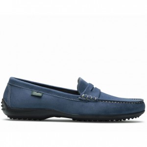 Mocasini Paraboot Corvette Dama Albastri | 926-HKEVDB