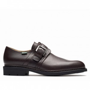 Pantofi Derby Paraboot Loty Barbati Maro Inchis | 973-XCOYBH