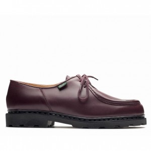 Pantofi Derby Paraboot Michael Barbati Rosii | 291-FHJIVO