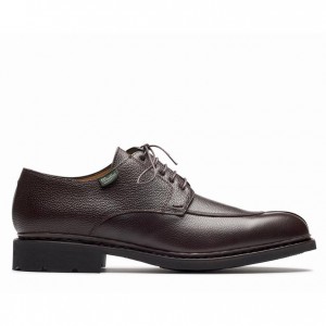 Pantofi Derby Paraboot Tournier Barbati Maro Inchis | 271-CNKZXS