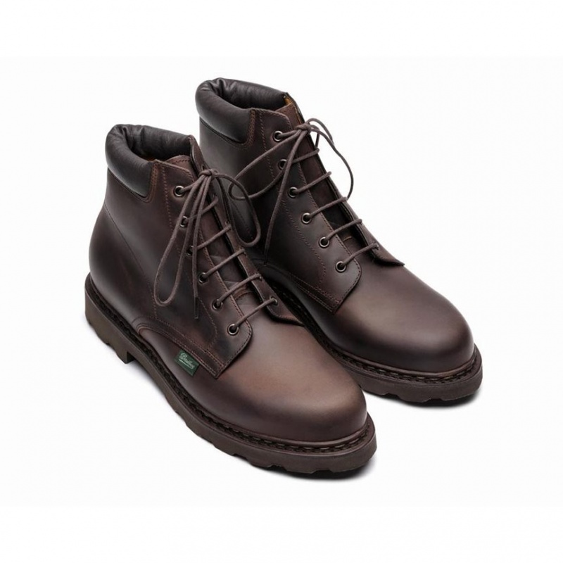 Botine Paraboot Bergerac Barbati Maro Inchis | 714-TODXFC