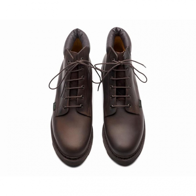 Botine Paraboot Bergerac Barbati Maro Inchis | 714-TODXFC