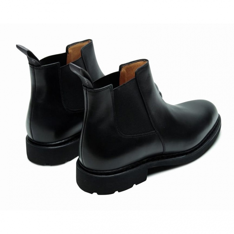 Botine Paraboot Chamfort Barbati Negrii | 478-TDQFJW