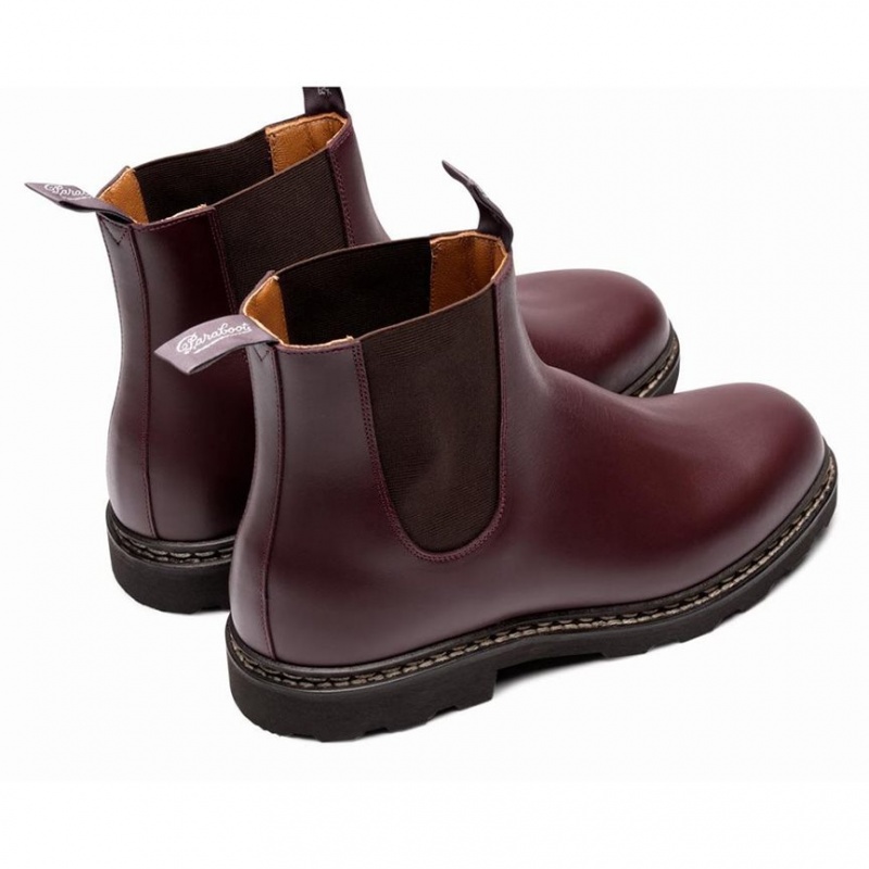 Botine Paraboot Elevage Barbati Rosii | 450-ZIAWLY