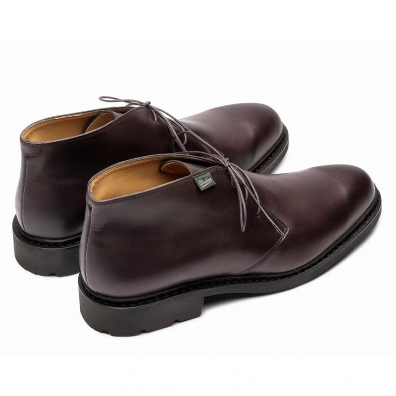 Botine Paraboot Lully Barbati Maro Inchis | 419-ZXSJRV