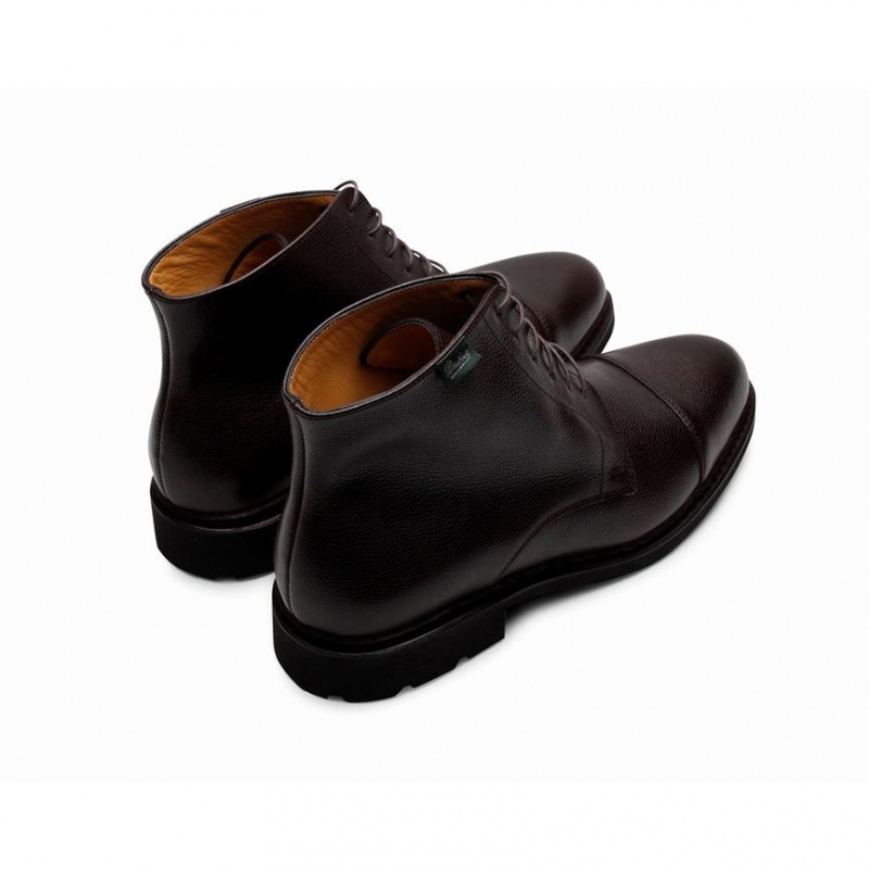 Botine Paraboot Vian Barbati Negrii | 543-ZANHJP