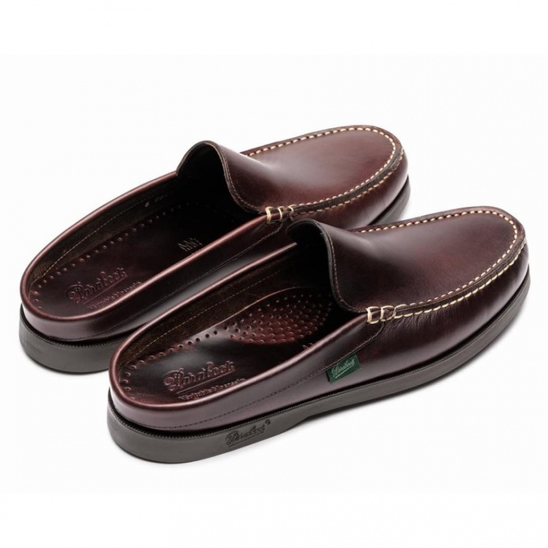 Mocasini Paraboot Bahamas Barbati Maro Inchis | 469-BMNYQE