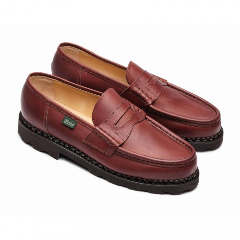 Mocasini Paraboot Reims Barbati Maro | 890-QPSRFJ