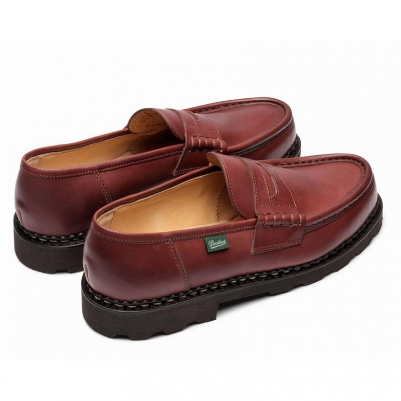 Mocasini Paraboot Reims Barbati Maro | 890-QPSRFJ