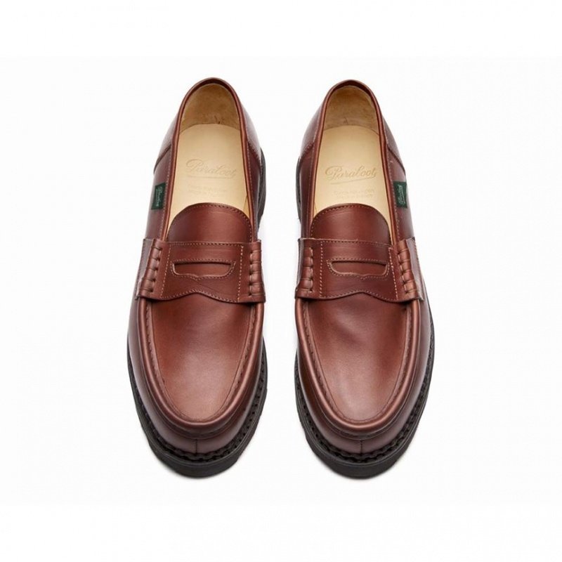 Mocasini Paraboot Reims Barbati Maro | 890-QPSRFJ