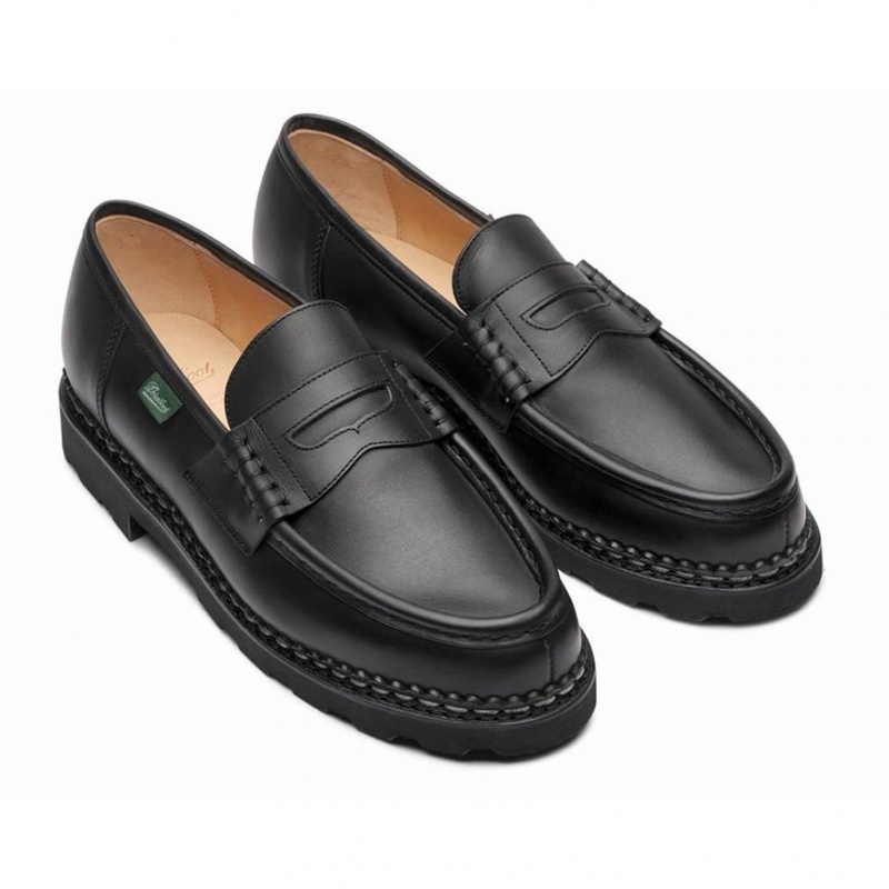 Mocasini Paraboot Reims Barbati Negrii | 643-WDOXHP