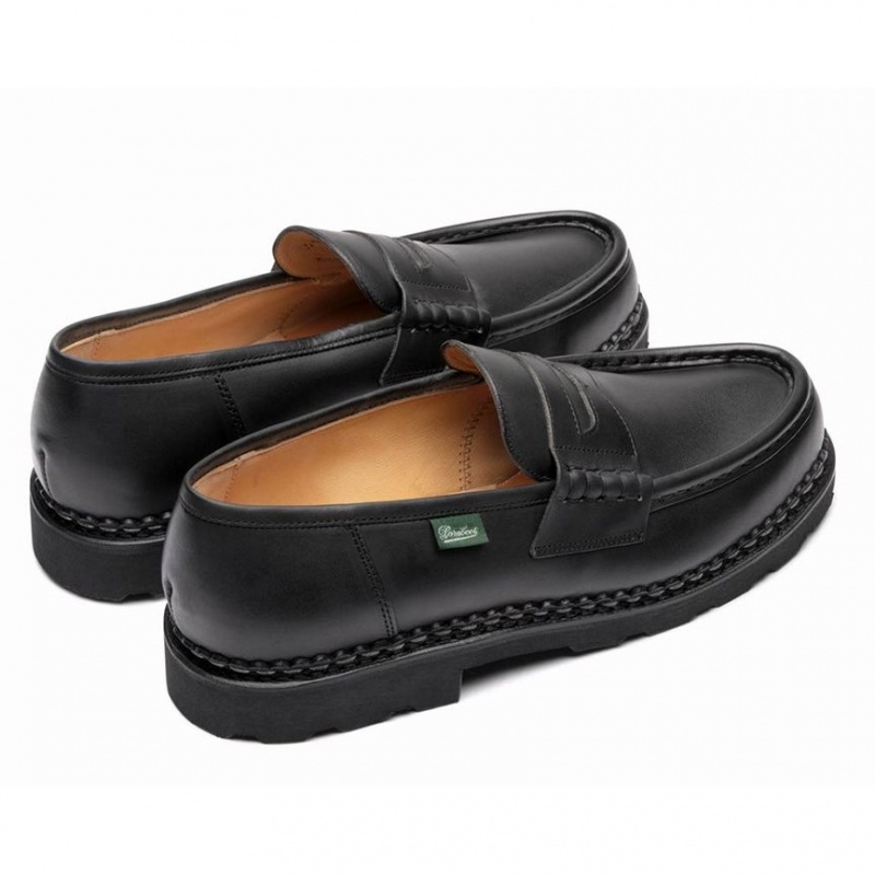 Mocasini Paraboot Reims Barbati Negrii | 643-WDOXHP