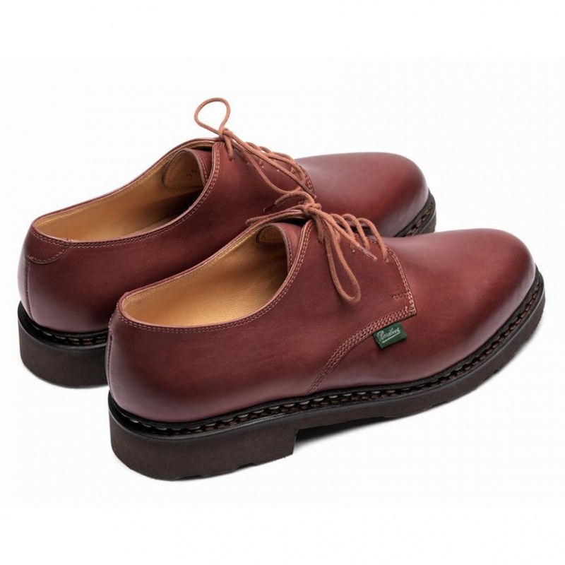 Pantofi Derby Paraboot Arles Barbati Maro | 983-VLAMXT