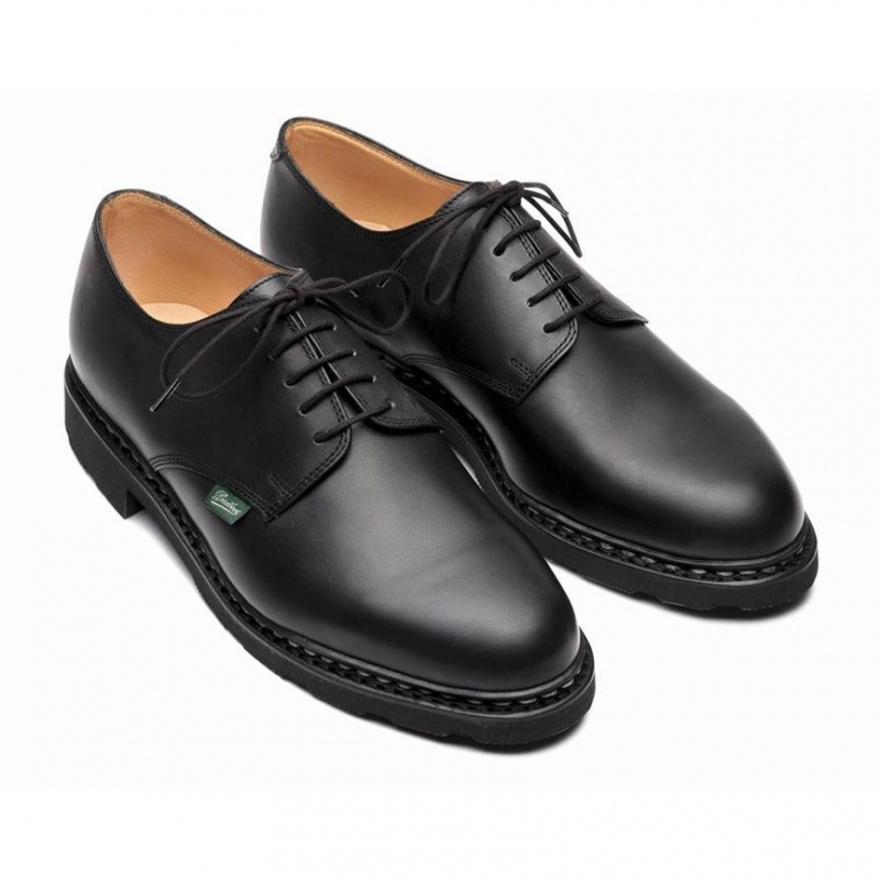 Pantofi Derby Paraboot Arles Barbati Negrii | 619-YMCTAX