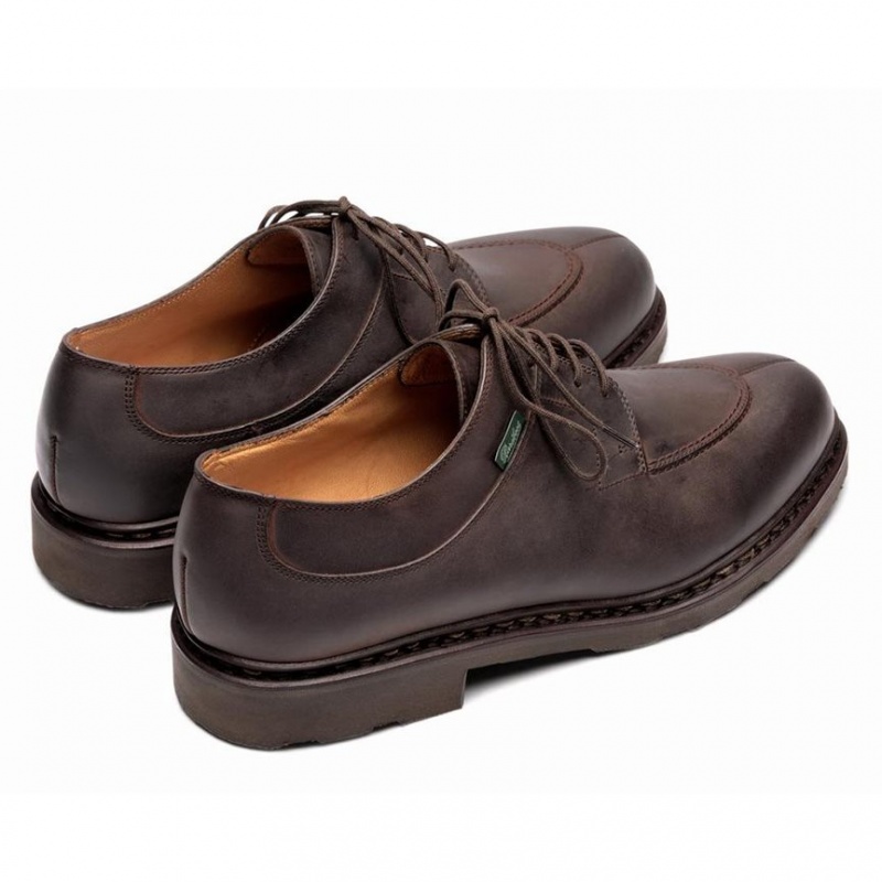 Pantofi Derby Paraboot Avignon Barbati Maro Inchis | 614-WOTKXF