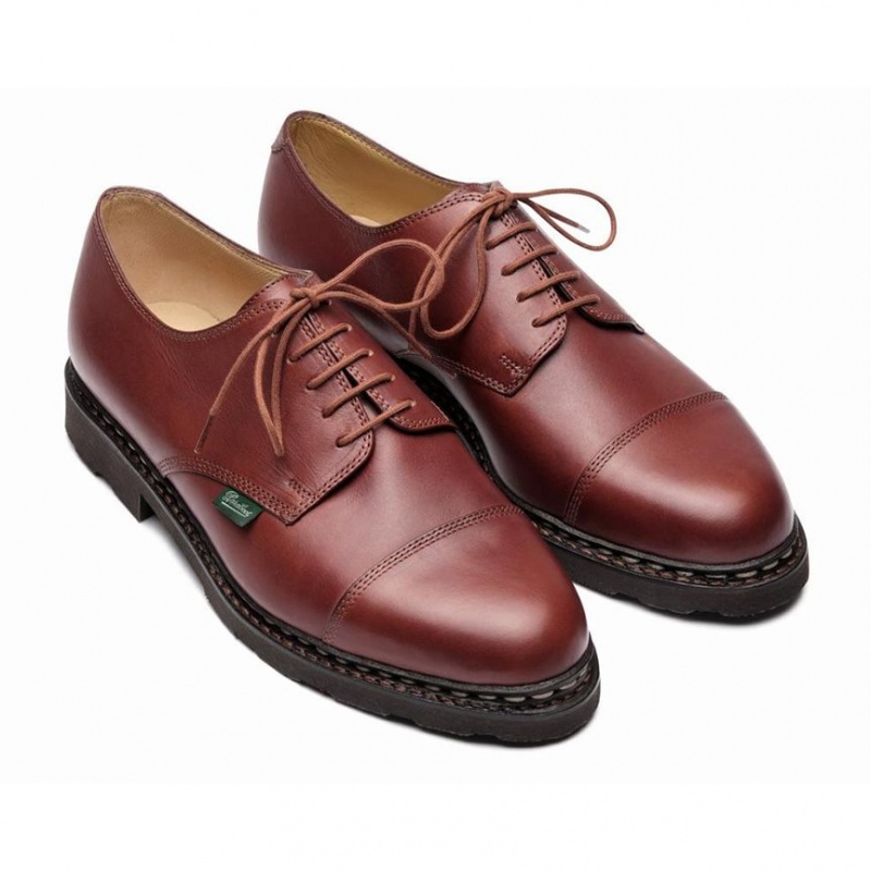 Pantofi Derby Paraboot Azay Barbati Maro | 458-BGATOX