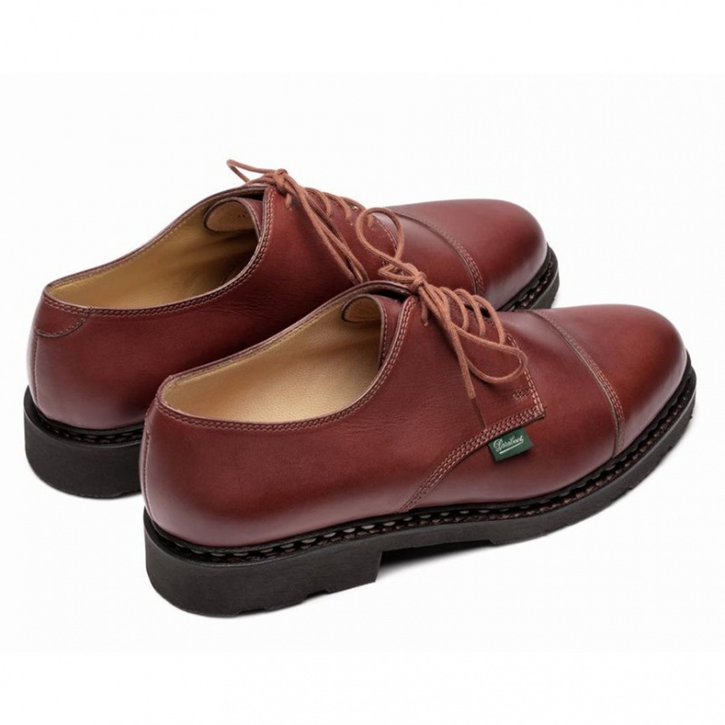 Pantofi Derby Paraboot Azay Barbati Maro | 458-BGATOX