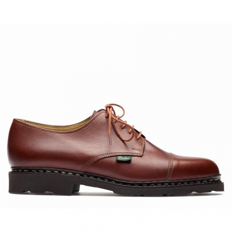 Pantofi Derby Paraboot Azay Barbati Maro | 458-BGATOX