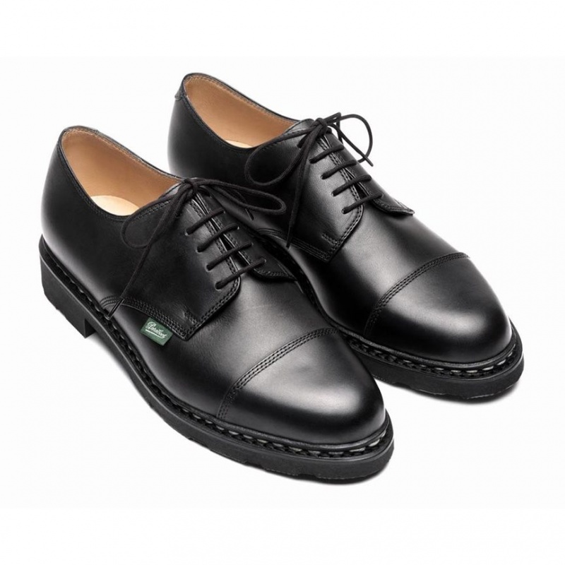 Pantofi Derby Paraboot Azay Barbati Negrii | 967-PKTXRM