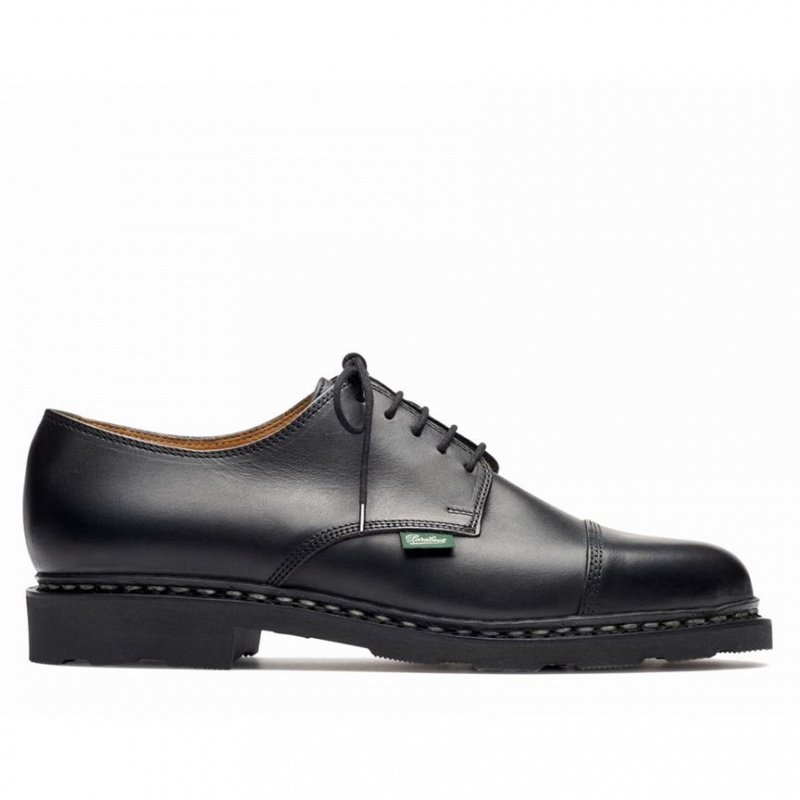 Pantofi Derby Paraboot Azay Barbati Negrii | 967-PKTXRM