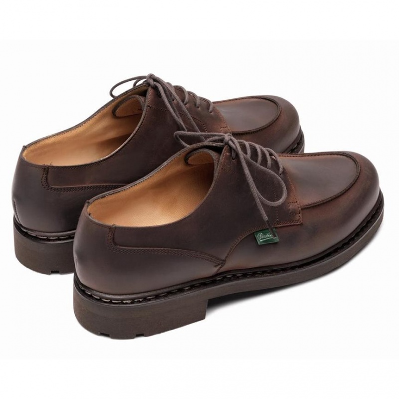 Pantofi Derby Paraboot Chambord Barbati Maro Inchis | 405-IJDHLB