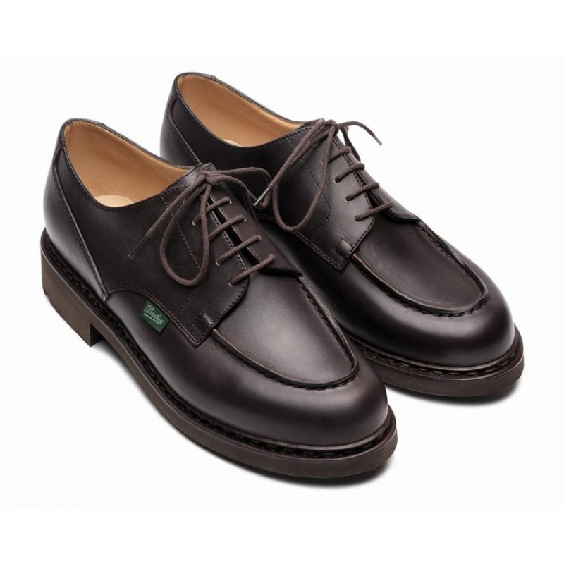 Pantofi Derby Paraboot Chambord Barbati Maro Inchis | 581-XUOWNB