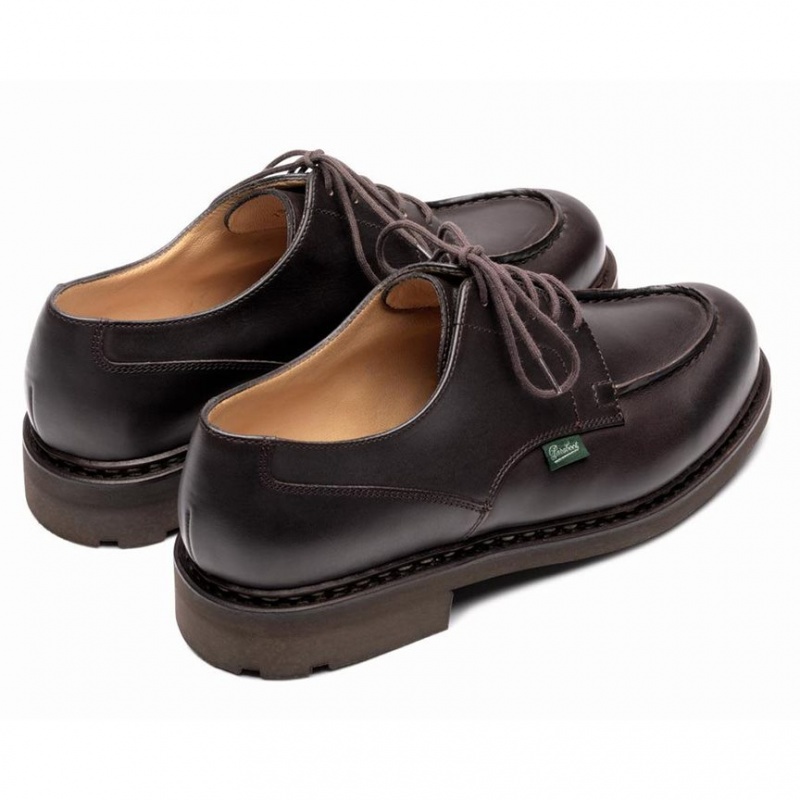 Pantofi Derby Paraboot Chambord Barbati Maro Inchis | 581-XUOWNB