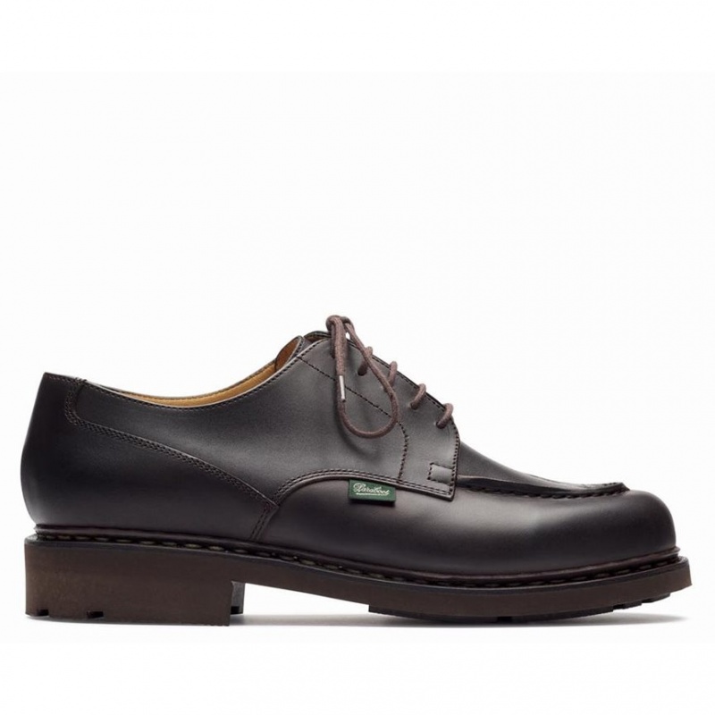 Pantofi Derby Paraboot Chambord Barbati Maro Inchis | 581-XUOWNB