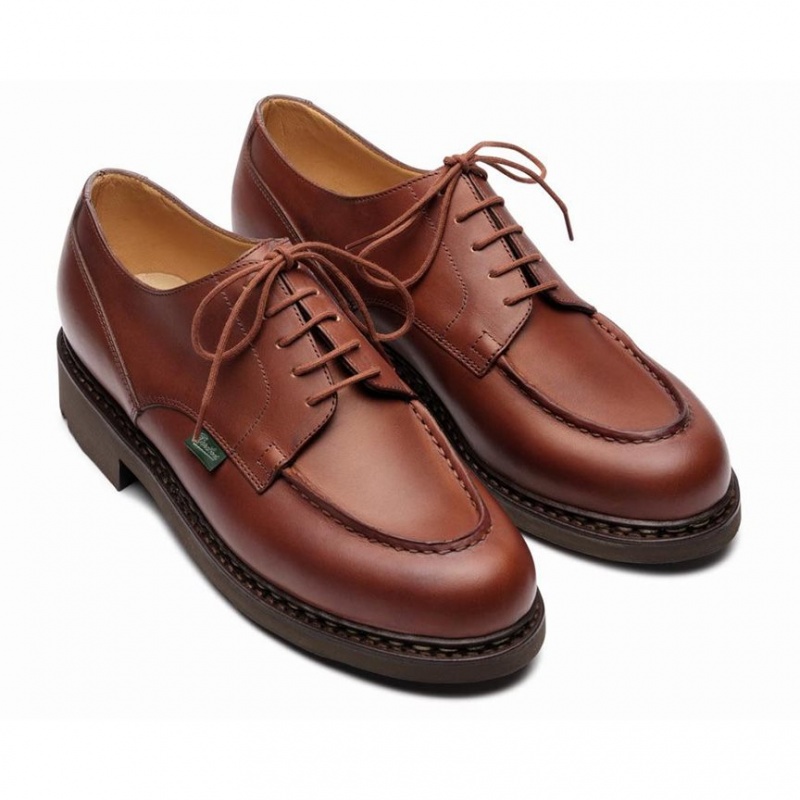 Pantofi Derby Paraboot Chambord Barbati Maro | 081-PCYIOZ