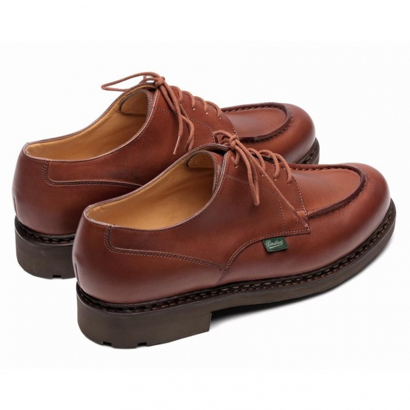 Pantofi Derby Paraboot Chambord Barbati Maro | 081-PCYIOZ