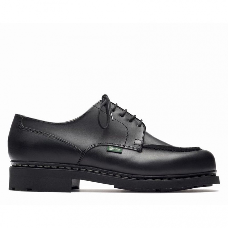 Pantofi Derby Paraboot Chambord Barbati Negrii | 391-TEOUHA