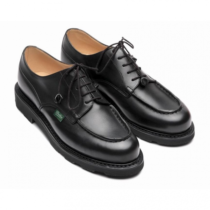 Pantofi Derby Paraboot Chambord Dama Negrii | 034-QEKUIG