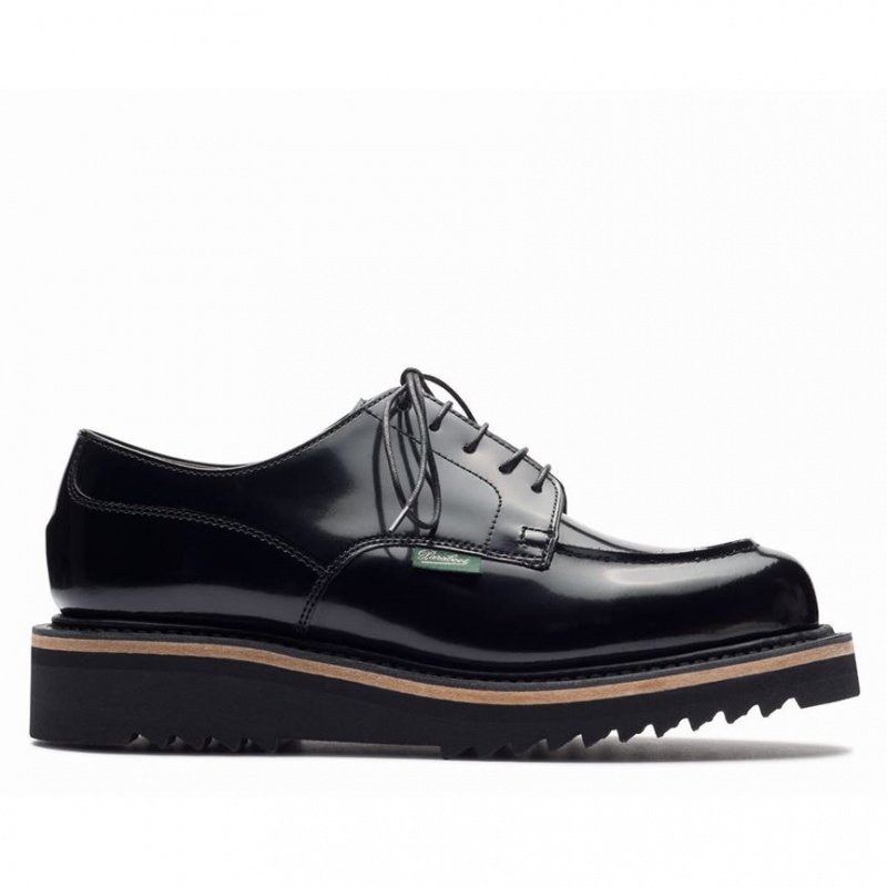 Pantofi Derby Paraboot Chambord Dama Negrii | 437-QUPGJW