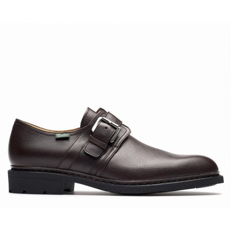 Pantofi Derby Paraboot Loty Barbati Maro Inchis | 973-XCOYBH