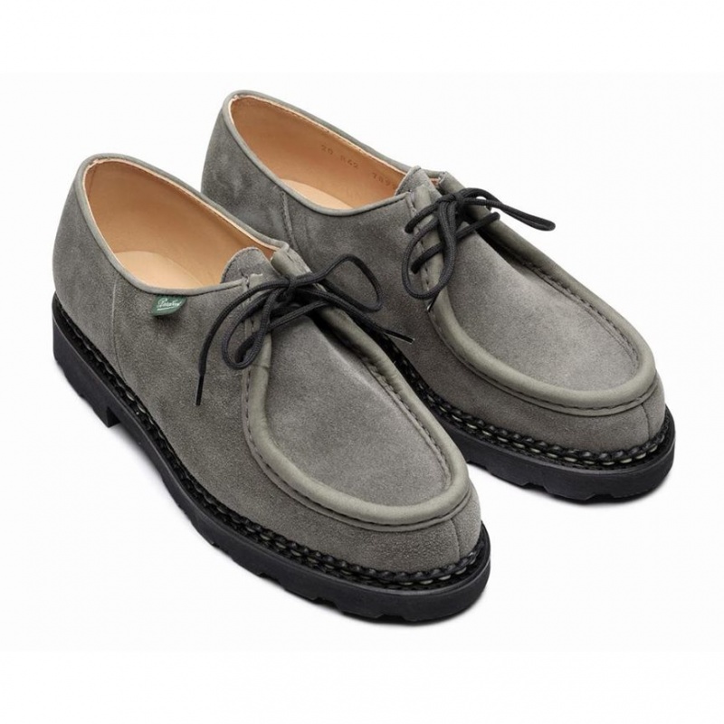 Pantofi Derby Paraboot Michael Barbati Gri | 540-QLOTGV