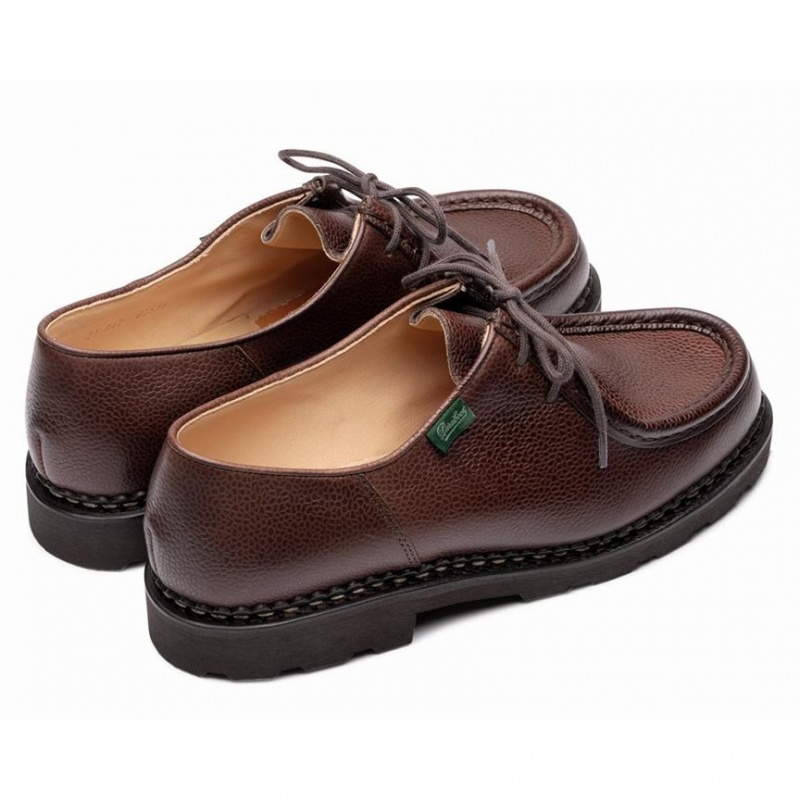 Pantofi Derby Paraboot Michael Barbati Maro Inchis | 793-EKXOIF