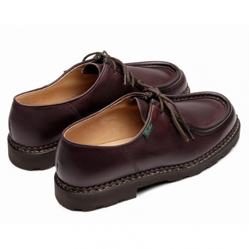 Pantofi Derby Paraboot Michael Barbati Maro Inchis | 986-XCSRQE