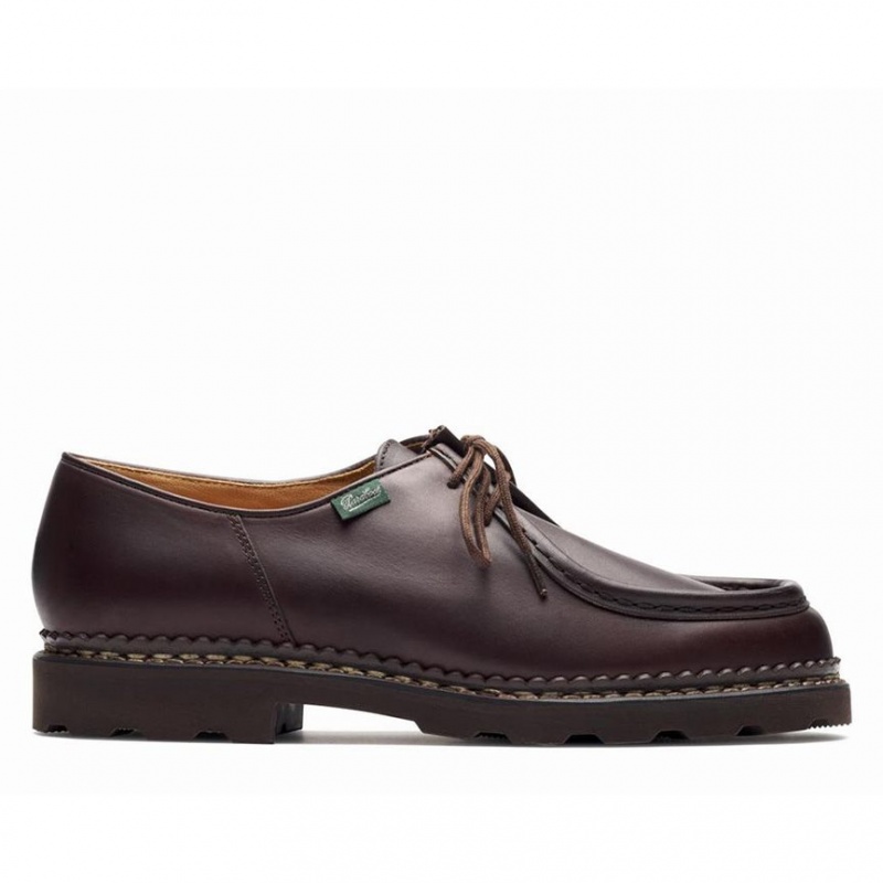 Pantofi Derby Paraboot Michael Barbati Maro Inchis | 986-XCSRQE