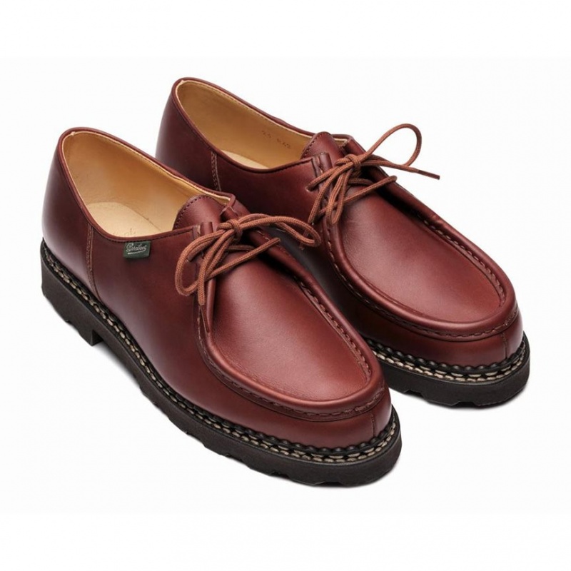 Pantofi Derby Paraboot Michael Barbati Maro | 016-SQBWPL