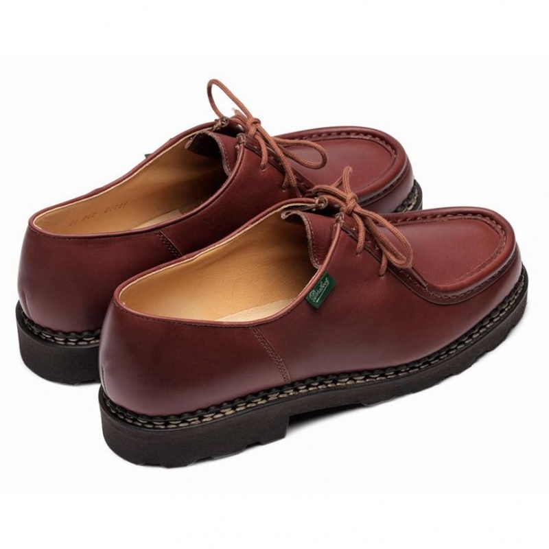 Pantofi Derby Paraboot Michael Barbati Maro | 016-SQBWPL