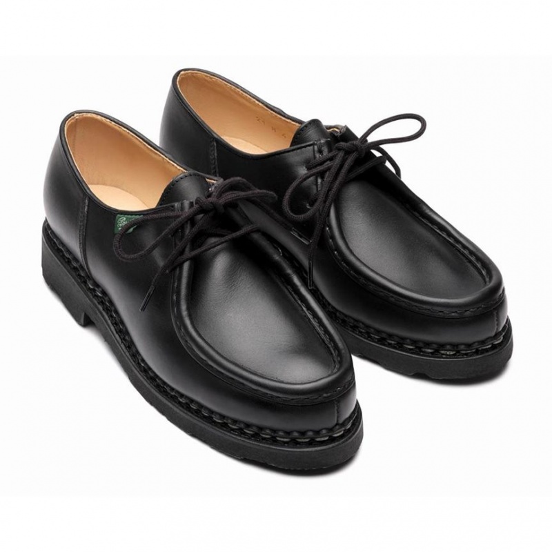 Pantofi Derby Paraboot Michael Dama Negrii | 856-STBDPY