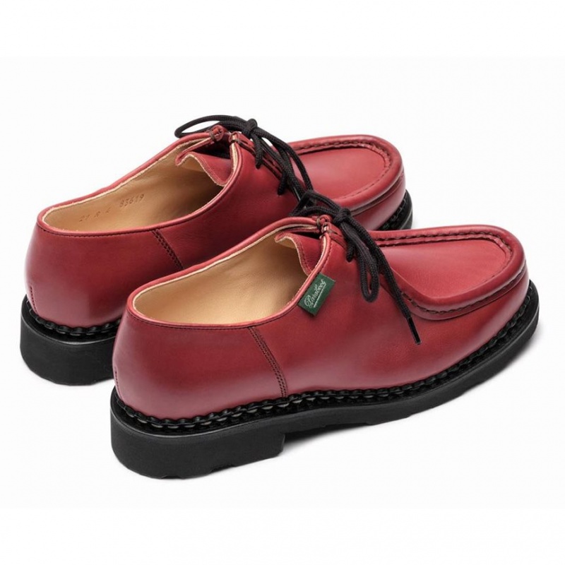 Pantofi Derby Paraboot Michael Dama Rosii | 837-DKGIOW