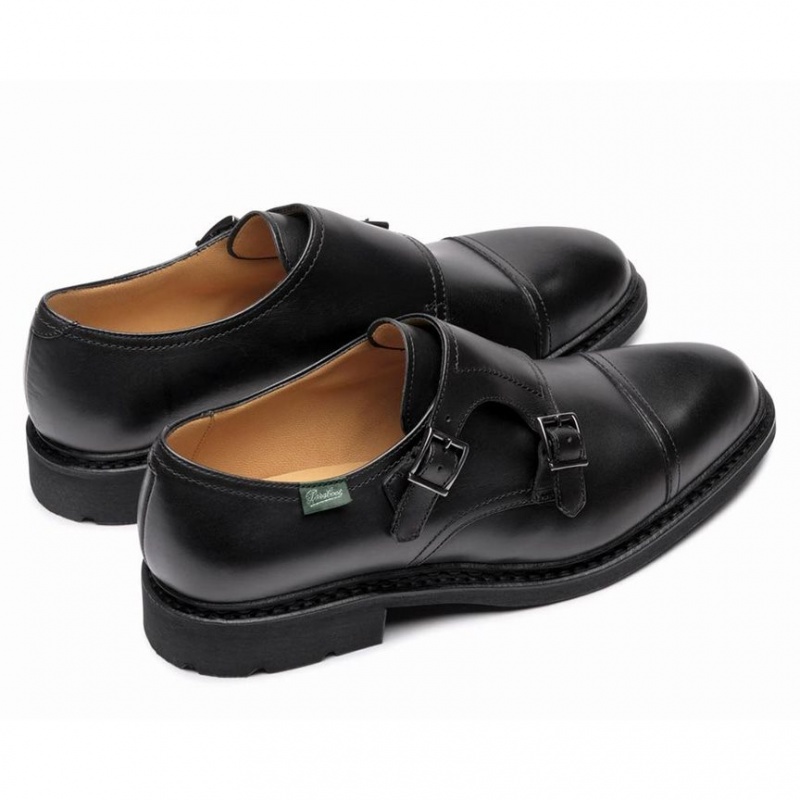 Pantofi Derby Paraboot Poe Barbati Negrii | 560-JHDVYP