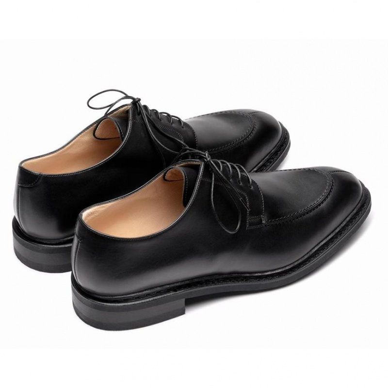 Pantofi Derby Paraboot Rousseau Barbati Negrii | 378-ACYOFR