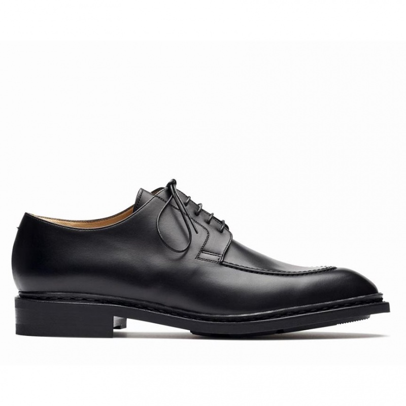 Pantofi Derby Paraboot Rousseau Barbati Negrii | 378-ACYOFR