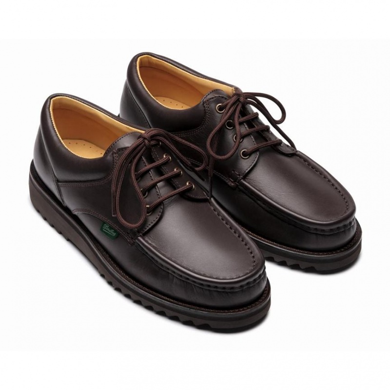 Pantofi Derby Paraboot Thiers Barbati Maro Inchis | 516-XTUJKV