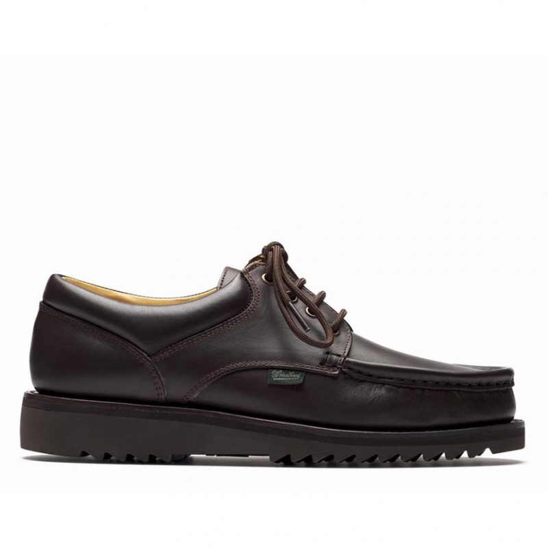 Pantofi Derby Paraboot Thiers Barbati Maro Inchis | 516-XTUJKV