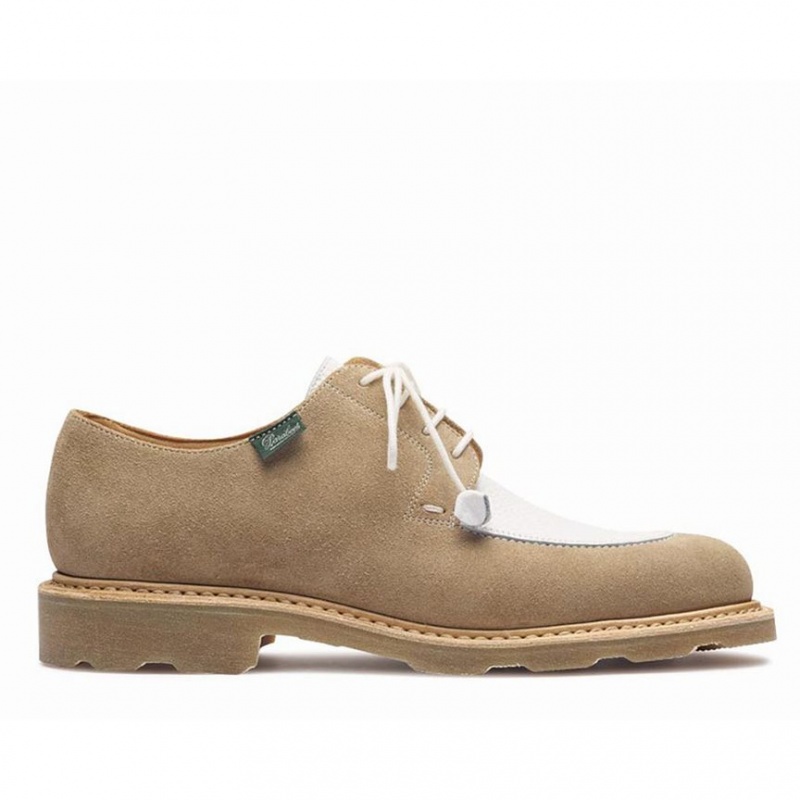 Pantofi Derby Paraboot Veley Dama Bej | 589-QSKGCJ