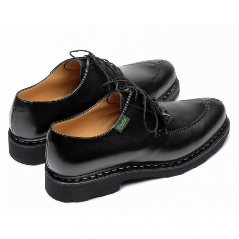 Pantofi Derby Paraboot Veley Dama Negrii | 243-SZMOPR