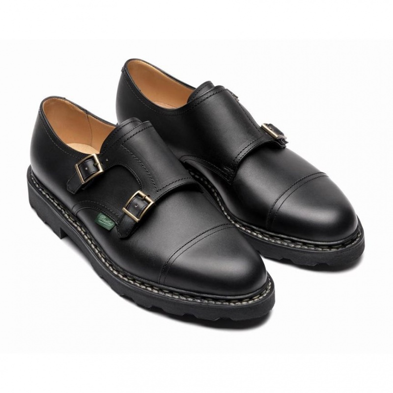 Pantofi Derby Paraboot William Barbati Negrii | 879-SAVTZN